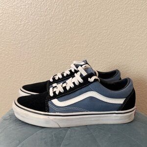 Vans Black and Blue Sneakers